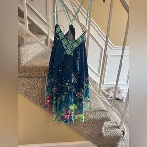 Free People Tropical Print Dress
